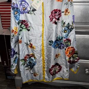Prada Floral Button Down Shirt - Multicolor